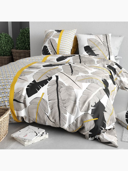 Parure housse de couette 100 % coton palmora - Kiabi Parure housse de couette 100 % coton palmora - Kiabi