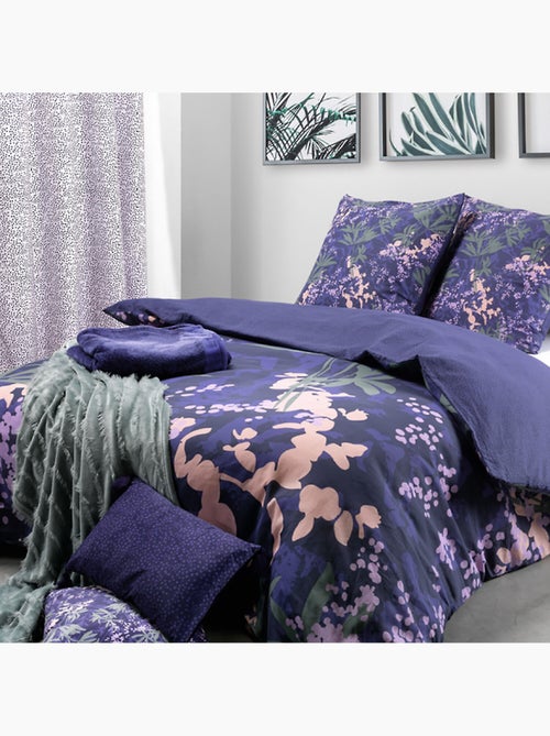 Parure housse de couette 100 % coton paola - Kiabi