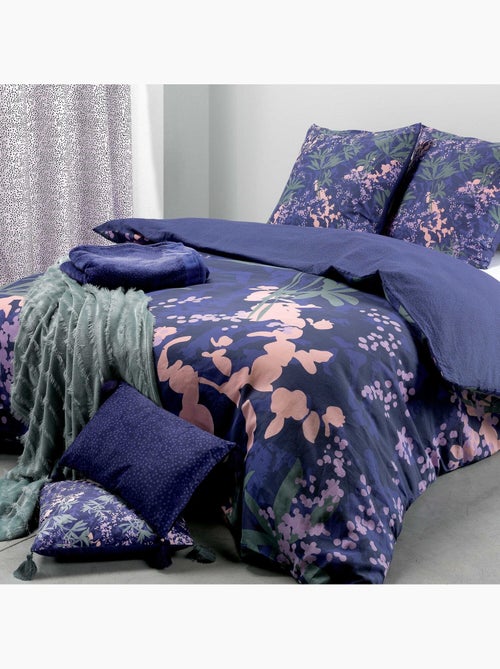 Parure housse de couette 100 % coton paola - Kiabi