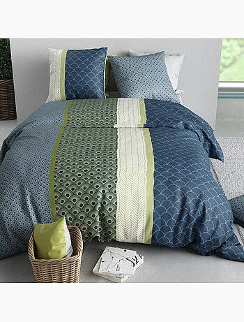 Parure housse de couette 100 % coton polo