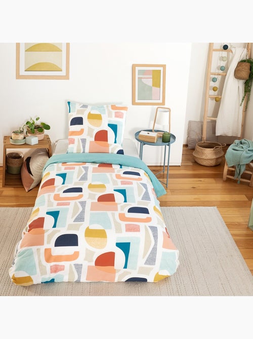Parure housse de couette 100 % coton polyester colors - Kiabi