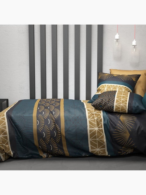 Parure housse de couette 100 % coton qobe - Kiabi