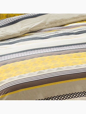 Parure housse de couette 100 % coton queenie
