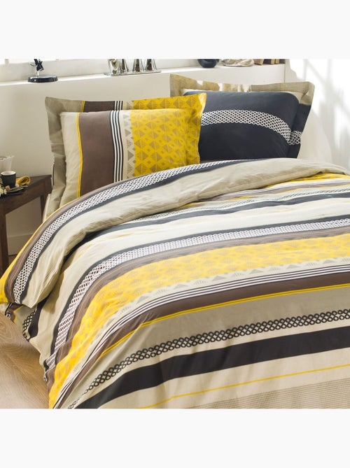 Parure housse de couette 100 % coton queenie - Kiabi