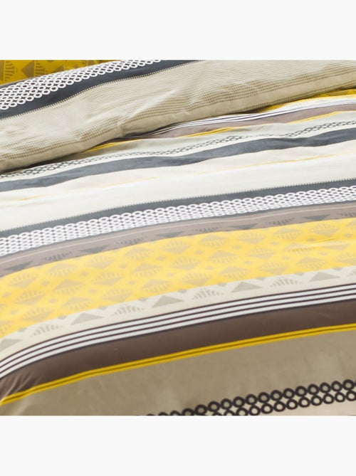 Parure housse de couette 100 % coton queenie - Kiabi