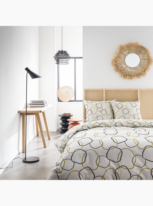 Parure housse de couette 100 % coton rafaela - Kiabi