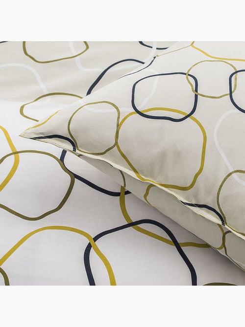 Parure housse de couette 100 % coton rafaela - Kiabi