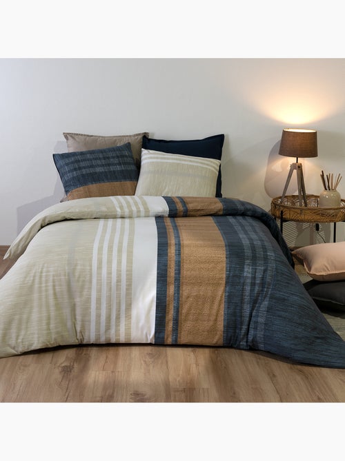 Parure housse de couette 100 % coton romane - Kiabi