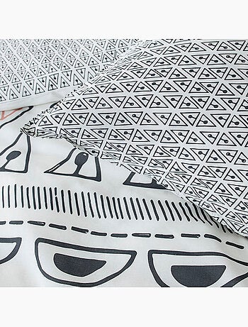 Parure housse de couette 100 % coton rosana