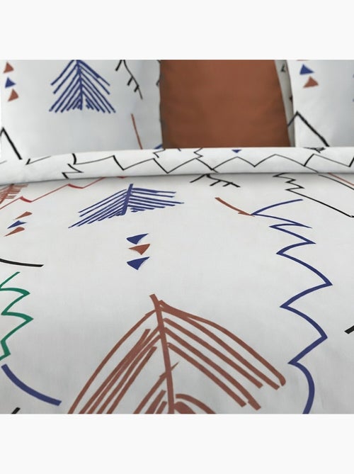 Parure housse de couette 100 % coton ryad - Kiabi Parure housse de couette 100 % coton ryad - Kiabi