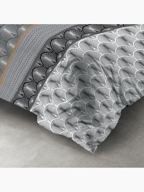 Parure housse de couette 100 % coton sakigold - Kiabi Parure housse de couette 100 % coton sakigold - Kiabi