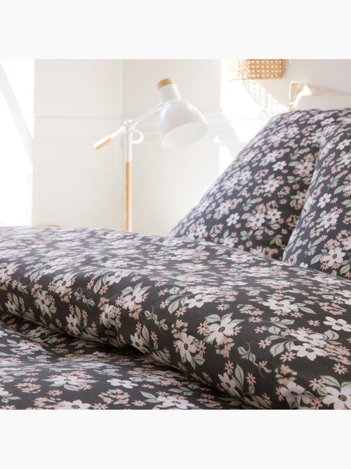 Parure housse de couette 100 % coton sakuria - Kiabi