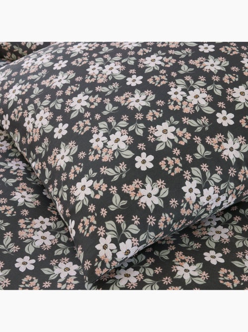 Parure housse de couette 100 % coton sakuria - Kiabi