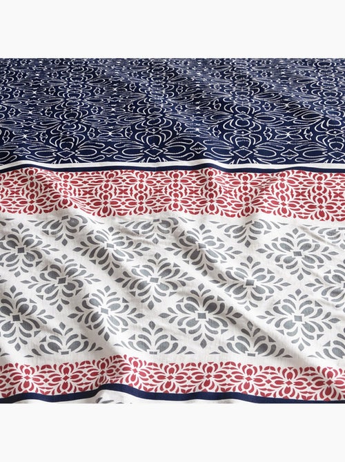 Parure housse de couette 100 % coton sergio - Kiabi