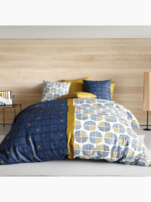 Parure housse de couette 100 % coton sirius - Kiabi