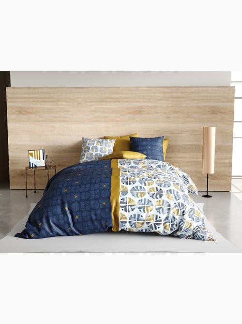 Parure housse de couette 100 % coton sirius - Kiabi