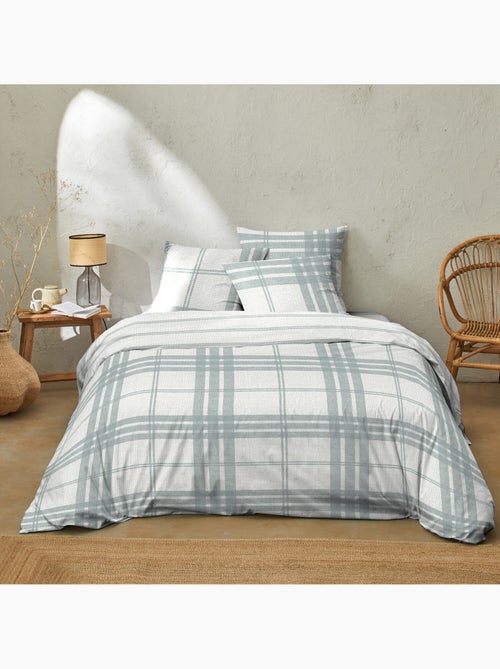 Parure housse de couette 100 % coton sobrut - Kiabi