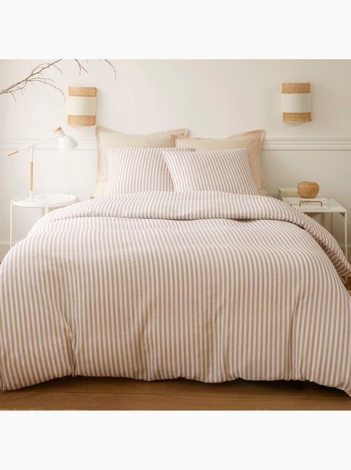 Parure housse de couette 100 % coton soleis - Kiabi