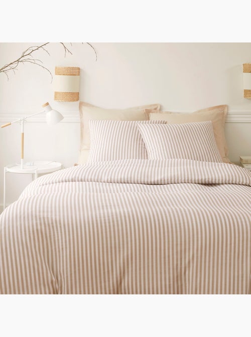 Parure housse de couette 100 % coton soleis - Kiabi