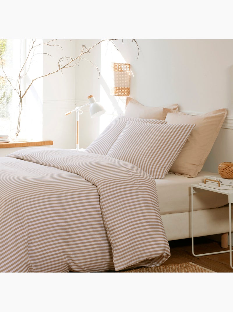 Parure housse de couette 100 % coton soleis Multicolore - Kiabi