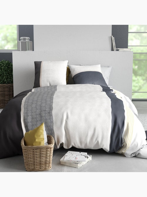 Parure housse de couette 100 % coton status - Kiabi Parure housse de couette 100 % coton status - Kiabi