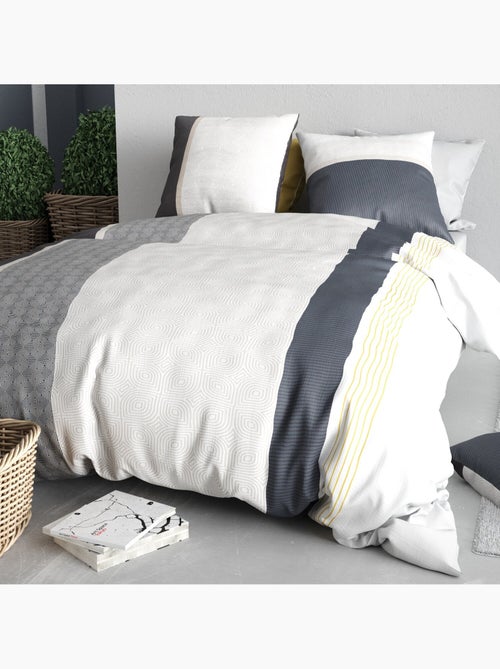Parure housse de couette 100 % coton status - Kiabi Parure housse de couette 100 % coton status - Kiabi