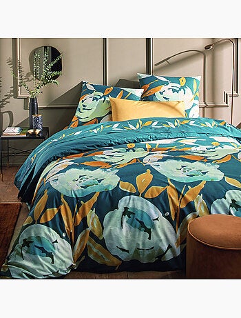 Parure housse de couette 100 % coton suzie