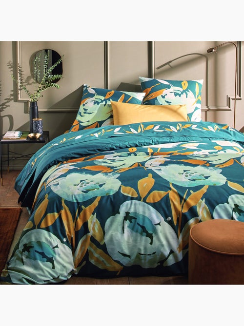 Parure housse de couette 100 % coton suzie - Kiabi