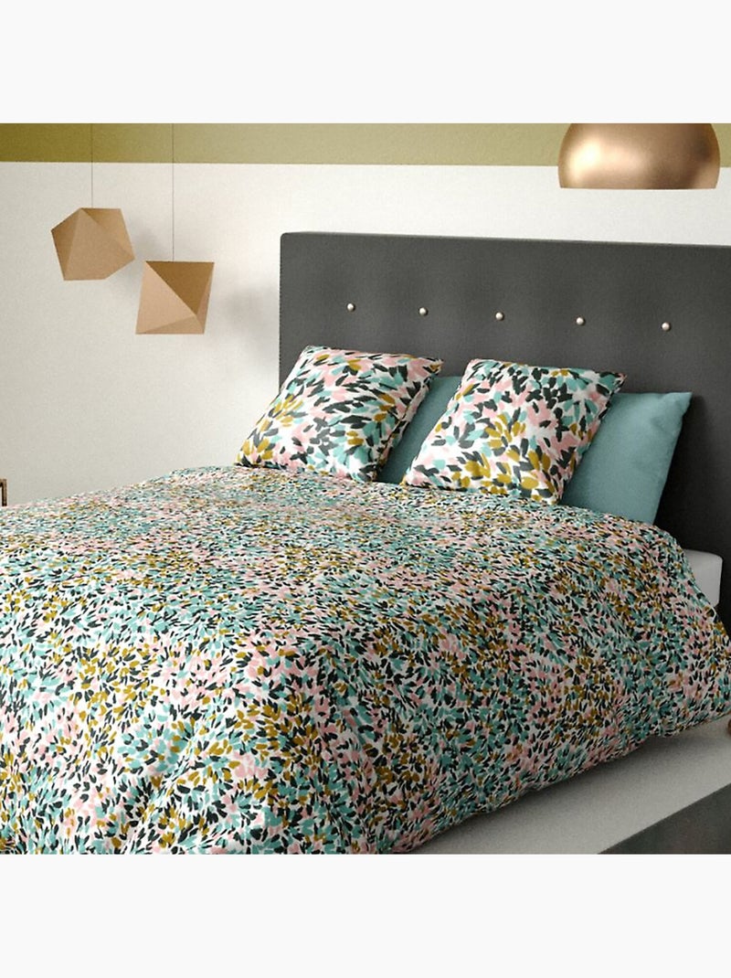 Parure housse de couette 100 % coton telma Multicolore - Kiabi