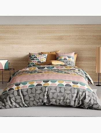 Parure housse de couette 100 % coton thanos