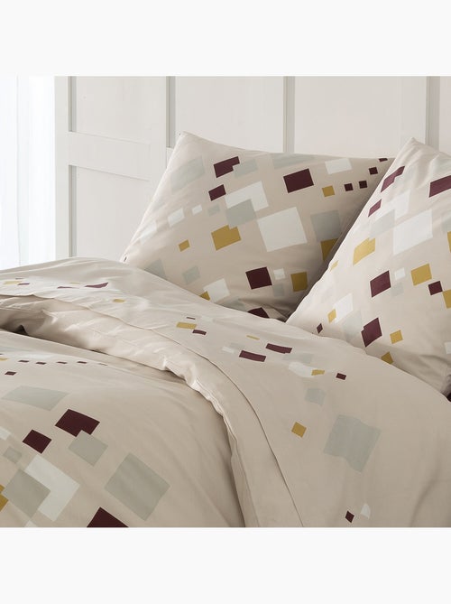 Parure housse de couette 100 % coton tigy - Kiabi