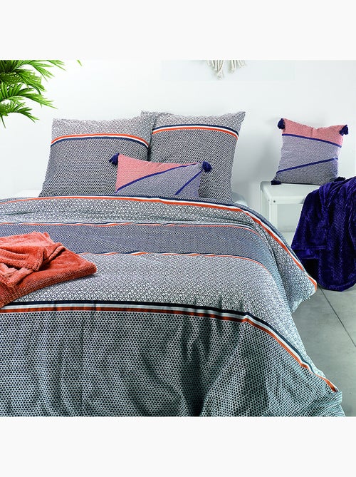 Parure housse de couette 100 % coton tilak - Kiabi Parure housse de couette 100 % coton tilak - Kiabi