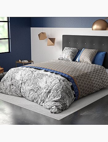 Parure housse de couette 100 % coton toki