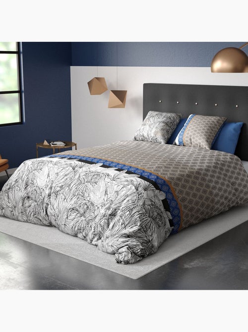 Parure housse de couette 100 % coton toki - Kiabi Parure housse de couette 100 % coton toki - Kiabi