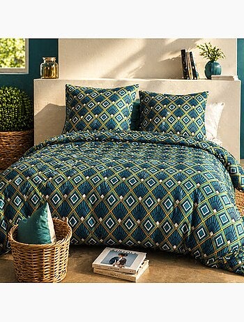 Parure housse de couette 100 % coton triska