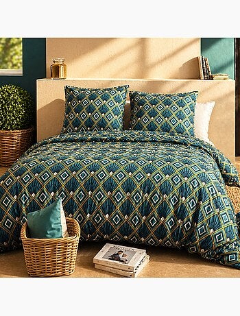 Parure housse de couette 100 % coton triska