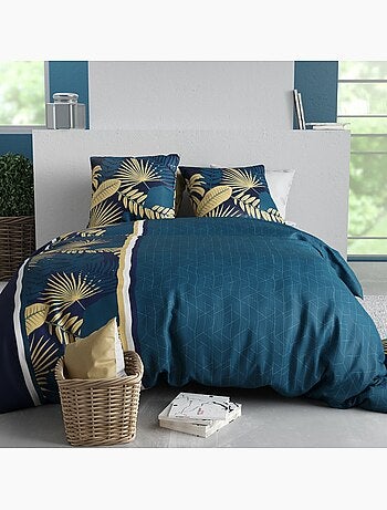 Parure housse de couette 100 % coton tropeal