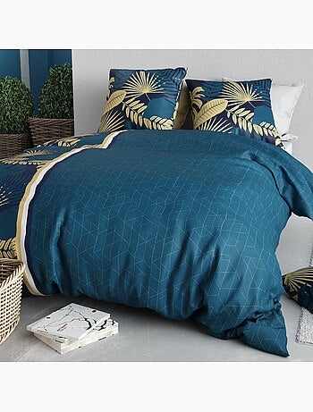 Parure housse de couette 100 % coton tropeal