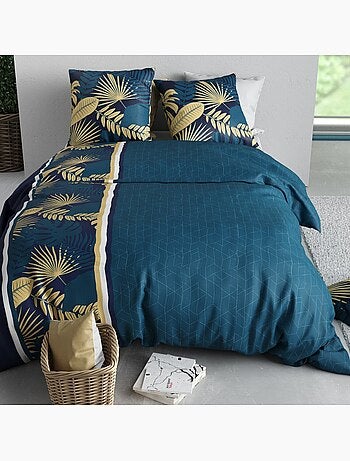 Parure housse de couette 100 % coton tropeal