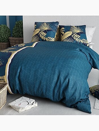 Parure housse de couette 100 % coton tropeal