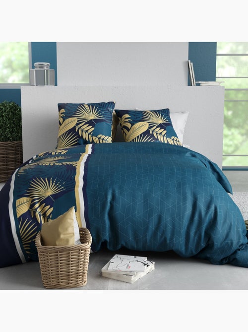 Parure housse de couette 100 % coton tropeal - Kiabi Parure housse de couette 100 % coton tropeal - Kiabi