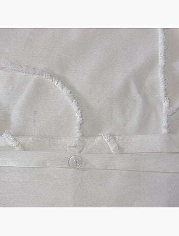 Parure housse de couette 100 % coton tuféa