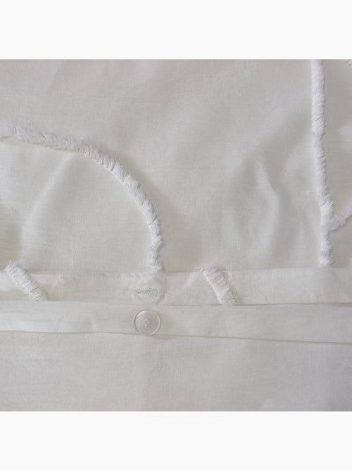 Parure housse de couette 100 % coton tuféa - Kiabi Parure housse de couette 100 % coton tuféa - Kiabi