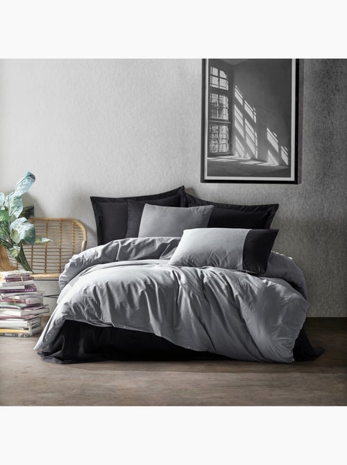 Parure housse de couette 100% coton Uni - Plain - Kiabi