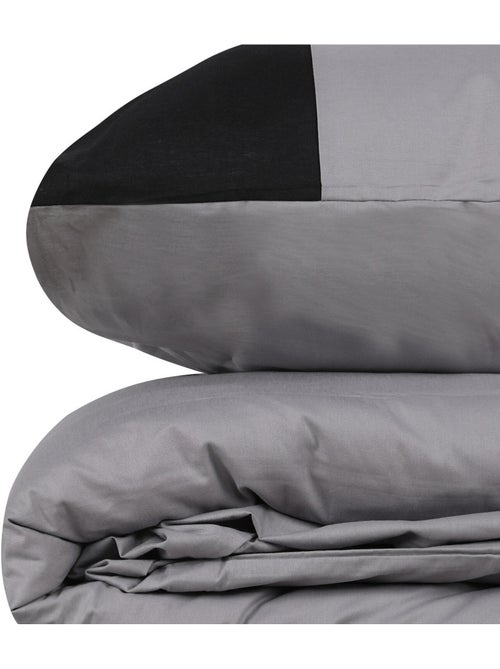 Parure housse de couette 100% coton Uni - Plain - Kiabi