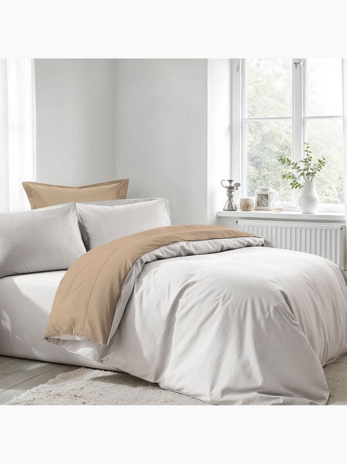 Parure housse de couette 100% coton Uni - White - Kiabi Parure housse de couette 100% coton Uni - White - Kiabi