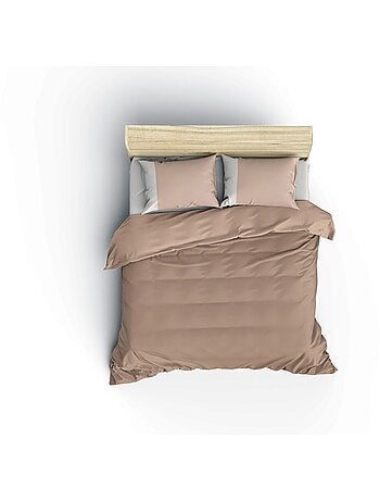 Parure housse de couette 100% coton unie - Plain