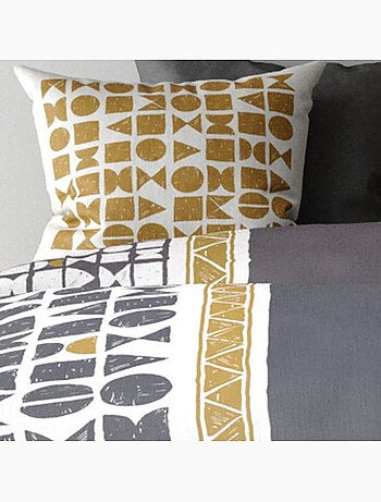 Parure housse de couette 100 % coton union