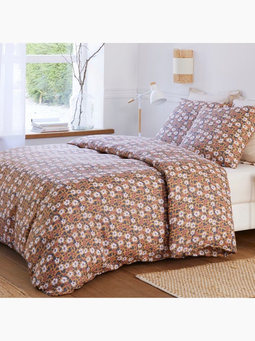 Parure housse de couette 100 % coton verone - Kiabi