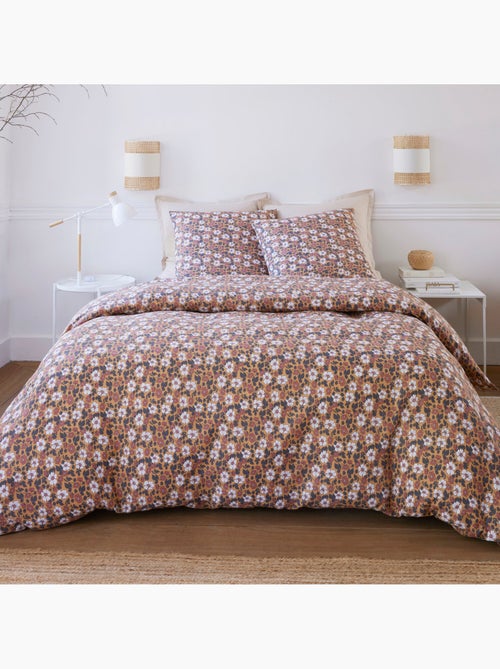Parure housse de couette 100 % coton verone - Kiabi